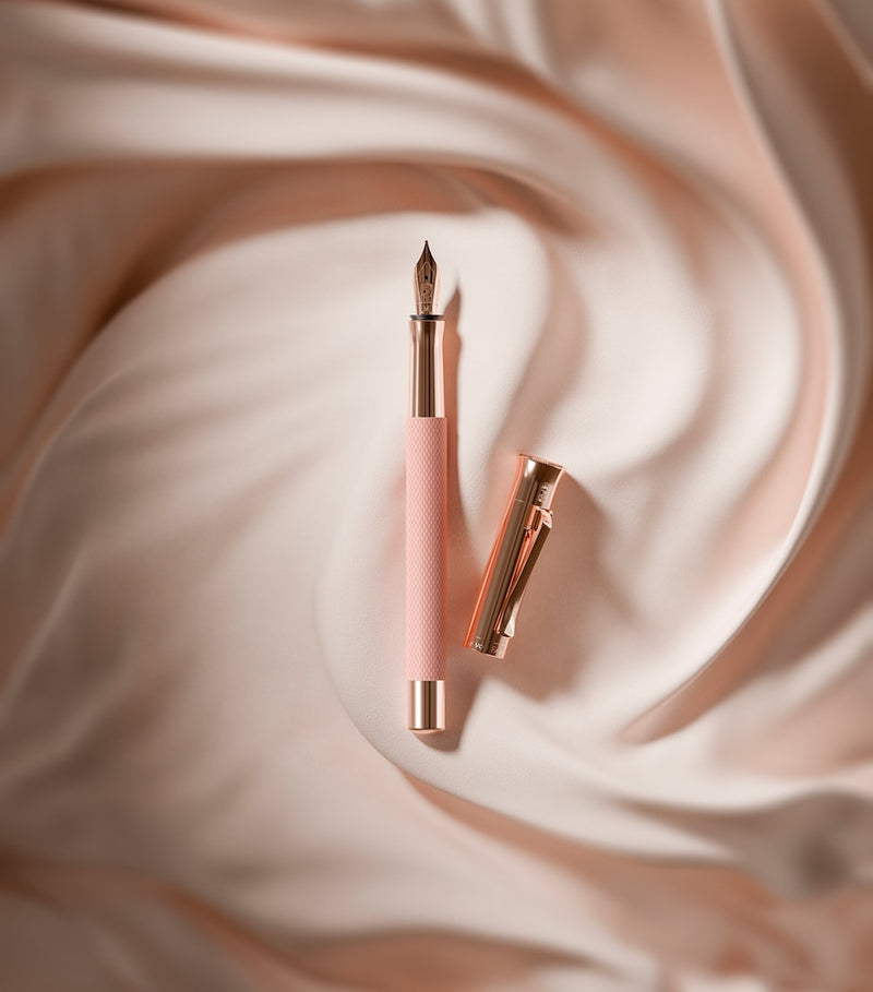 Graf von Faber-Castell Guilloche Rose fountain pen, UK version