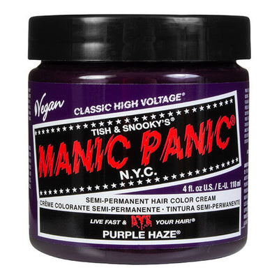 Superdrug Manic Panic High Voltage Purple Haze Hair Dye 118ml- Buy online at McGrocer