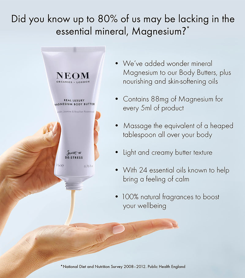 Neom body butter 200ml, imported from the UK