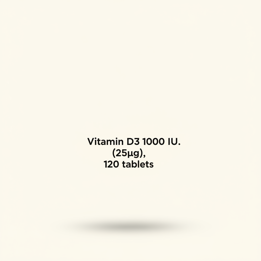 Holland Barrett Vitamin D3 1000 IU Tablets 120 count, UK version
