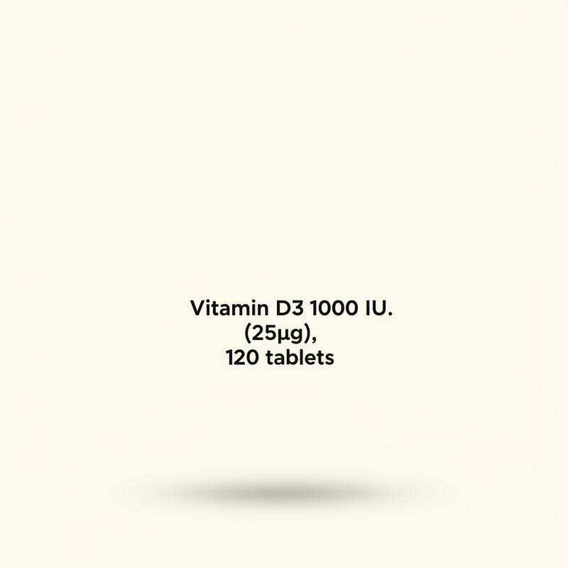 Holland Barrett Vitamin D3 1000 IU Tablets 120 count, UK version