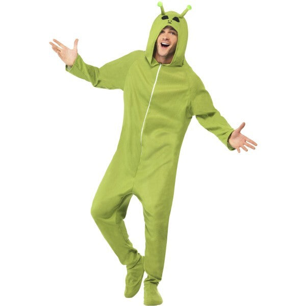 Smiffys Green Alien Costume, imported from the UK