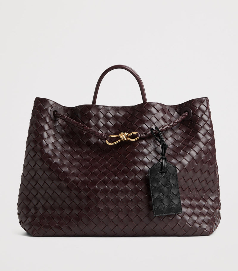 Bottega Veneta Intrecciato leather luggage tag - British product
