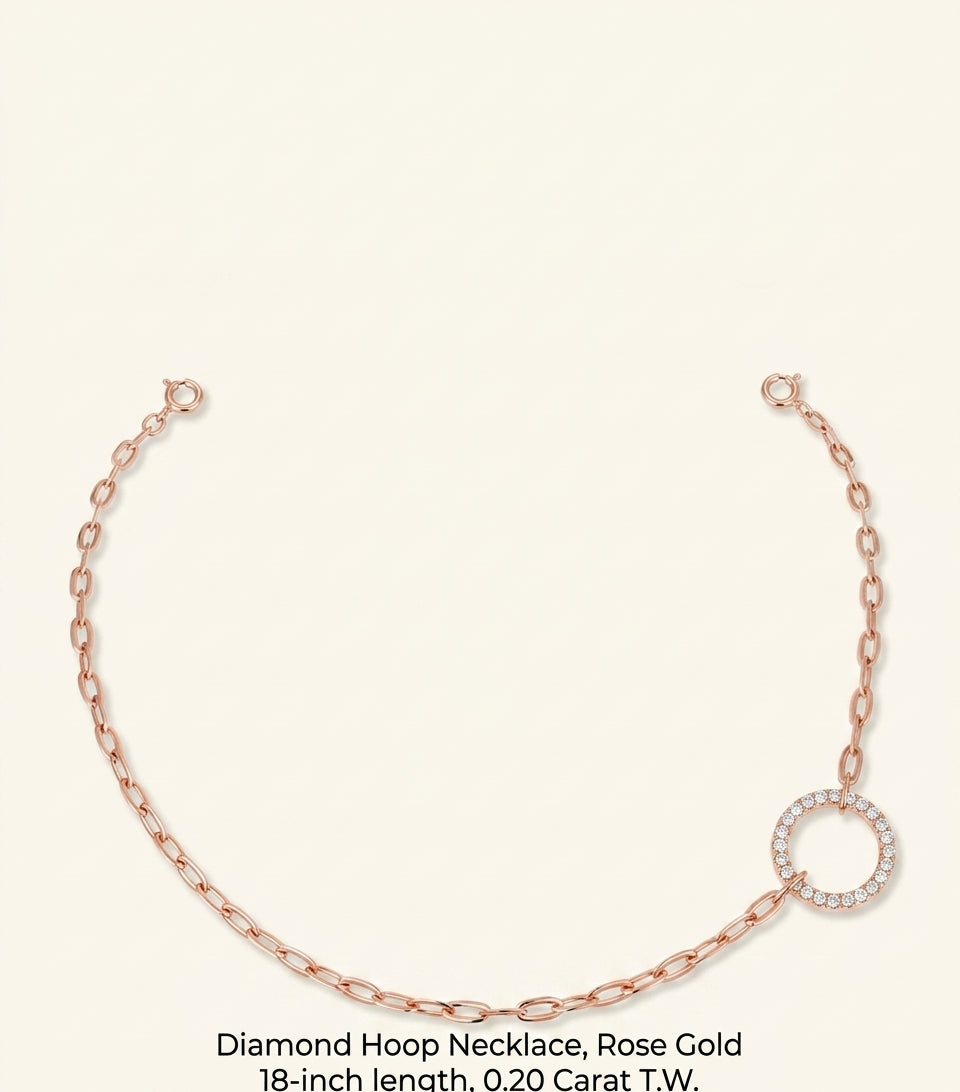 Cartier Juste un Clou rose gold diamond necklace 45cm - British product