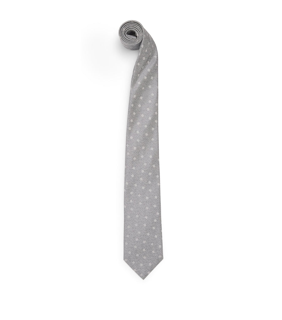 Emporio Armani silk jacquard tie 7.5cm - British product