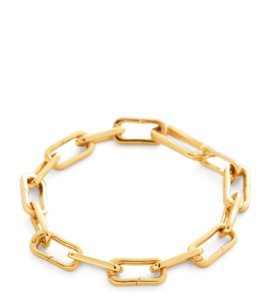Monica Vinader gold vermeil Alta charm bracelet, UK version