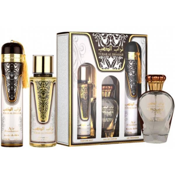 Ard Al Zaafaran Turab Al Dhahab gift set - British product