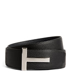 Tom Ford leather reversible T Ridge belt (British brand)