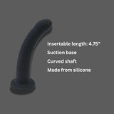 Loving Joy curved silicone dildo 5 inch, imported from the UK