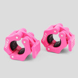 Phoenix Fitness barbell clamp pink 1 inch (British brand)