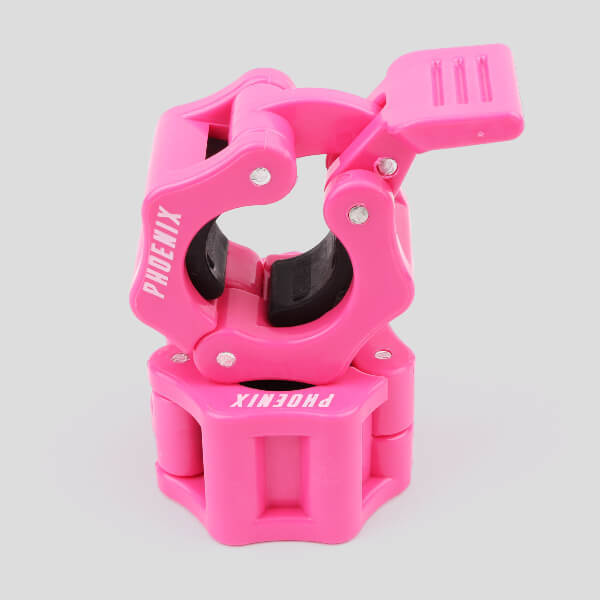 Phoenix Fitness barbell clamp pink 1 inch (British brand)