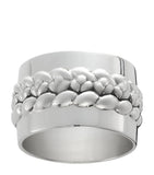 Christofle silver-plated Babylone napkin ring - British product