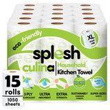 Splesh Culina Ultra Absorbent 3 Ply Kitchen Towel, 15 Rolls GOODS Superdrug   