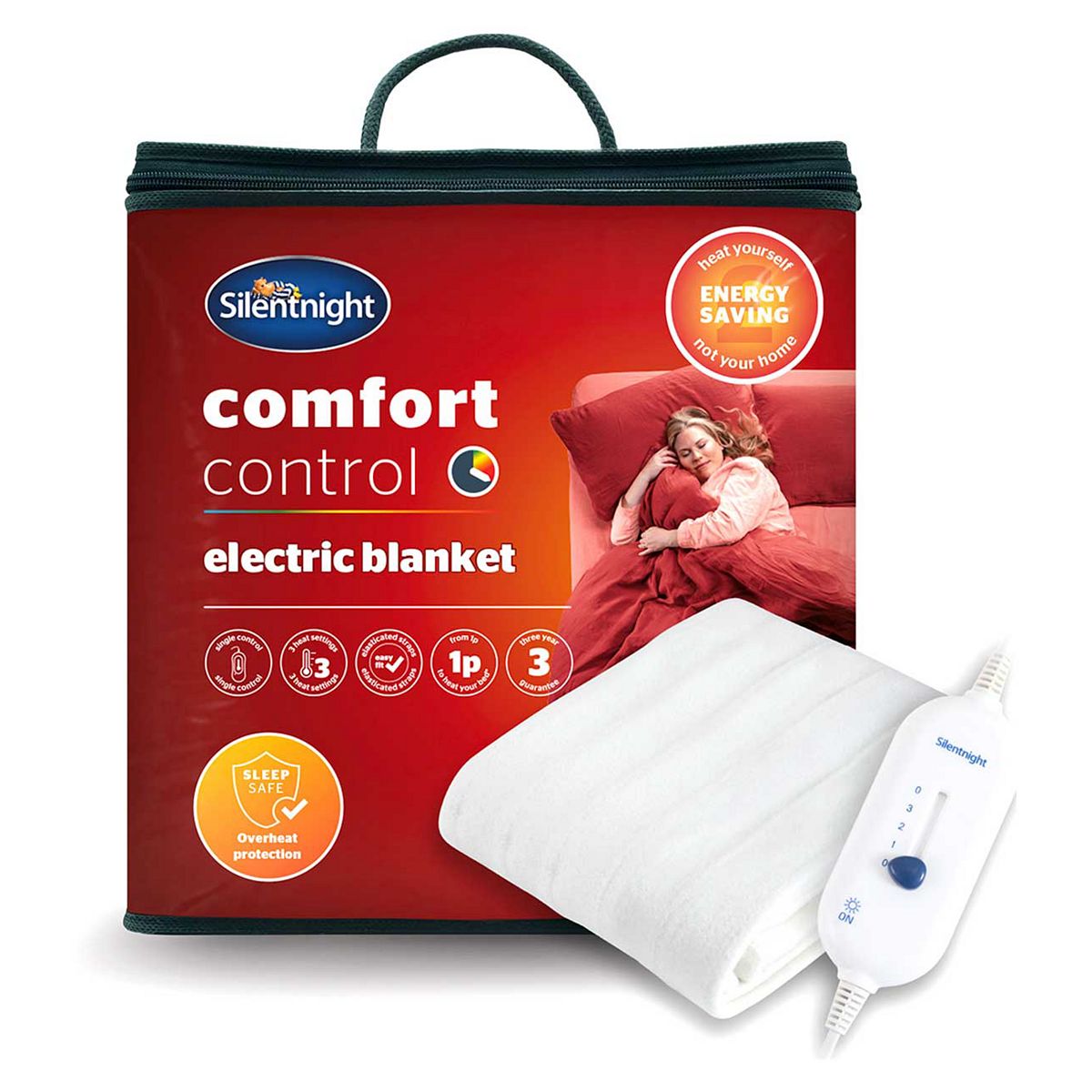 Silentnight Comfort Control Electric Blanket Single GOODS Boots   