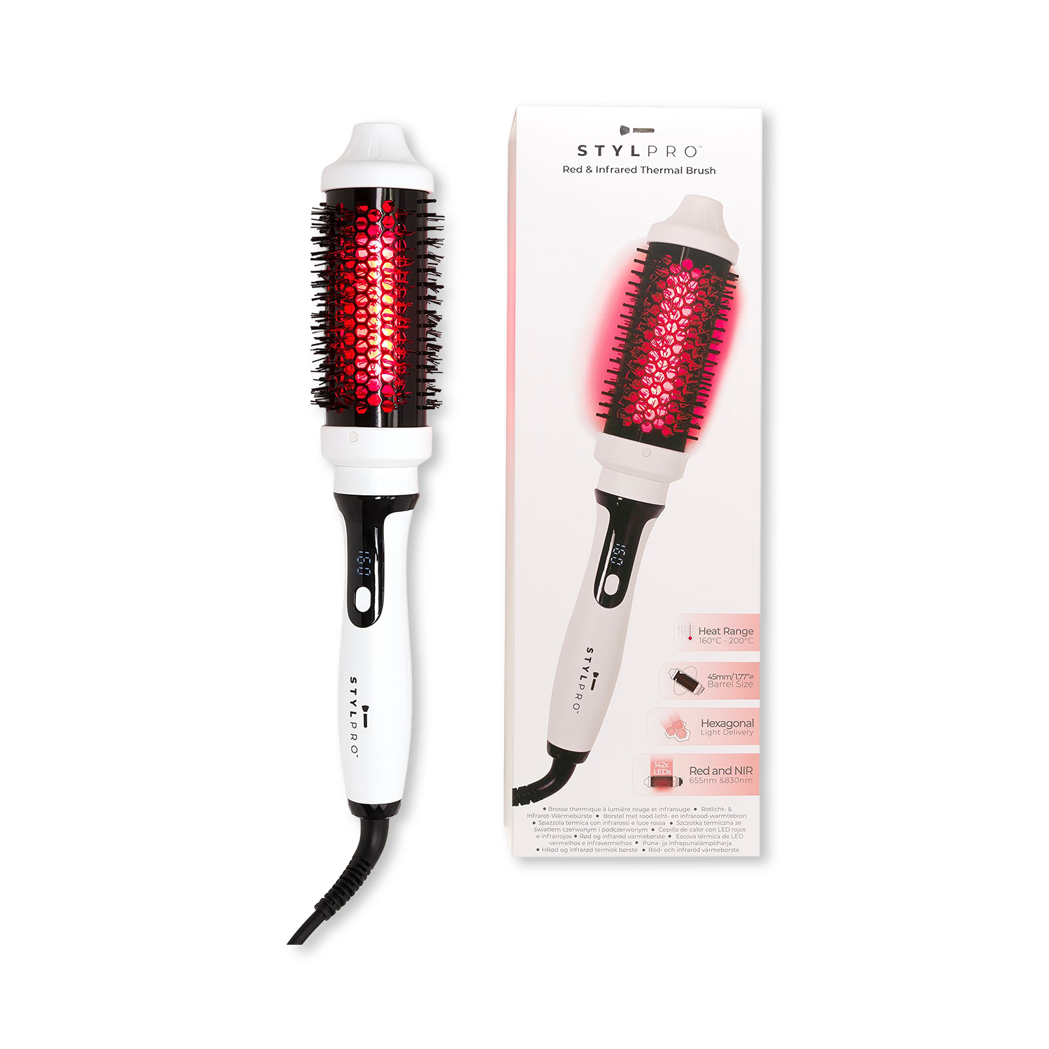 Stylpro red infrared thermal brush (British brand)