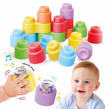 Quercetti Momy Soft & Happy Sound blocks 18 pieces, imported from the UK