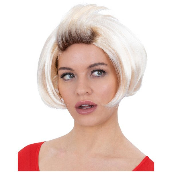 Smiffys Mary Flick wig authentic high fringe 90s, UK version