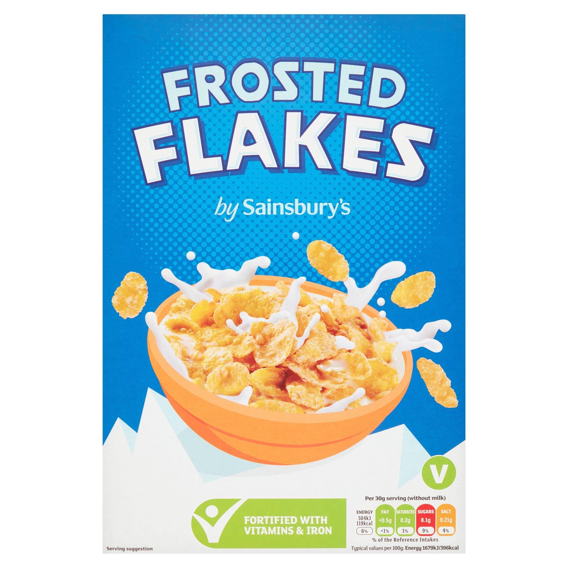 Sainsbury's Frosted Flakes Cereal 500g cereals Sainsburys   