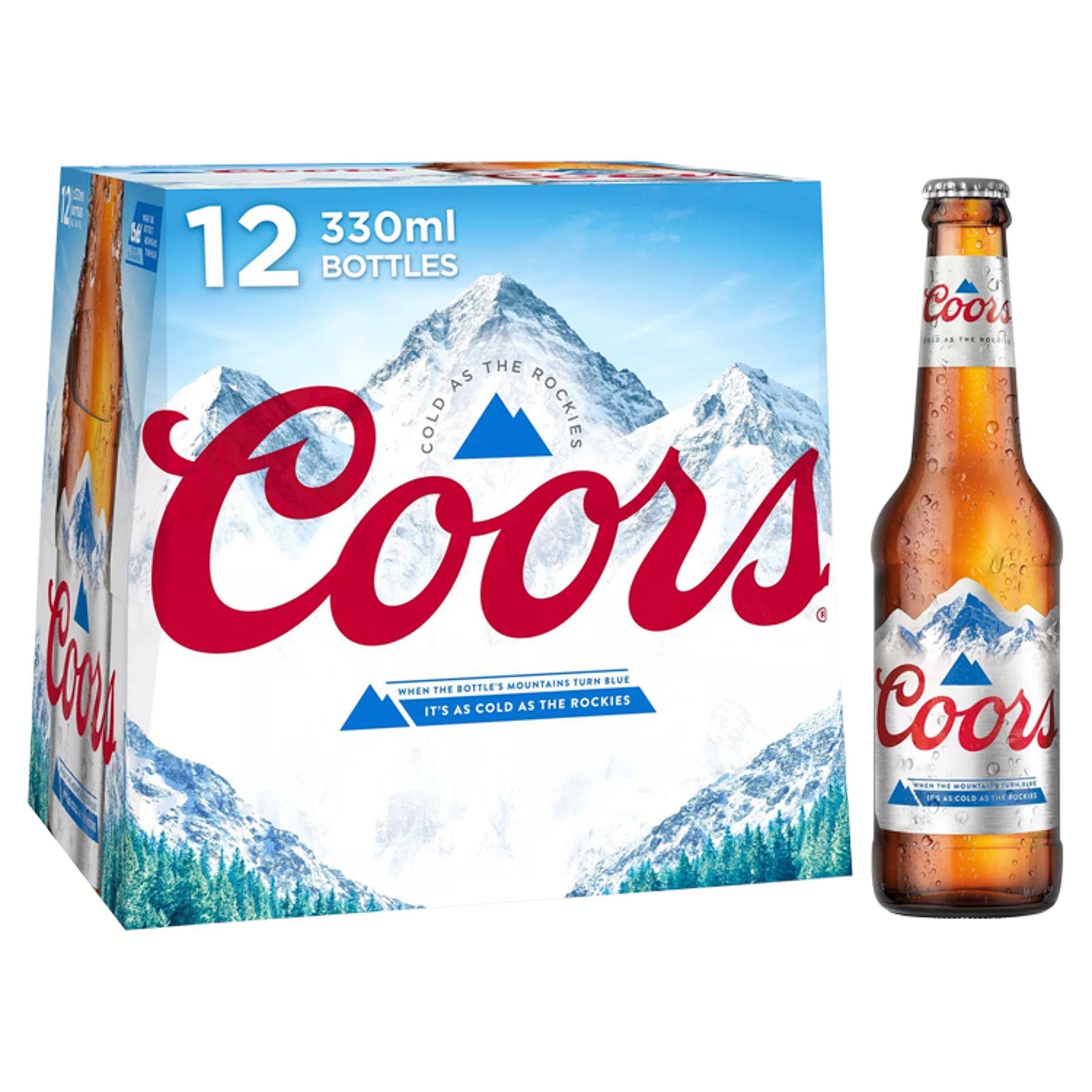 Coors 12x330ml GOODS Sainsburys   