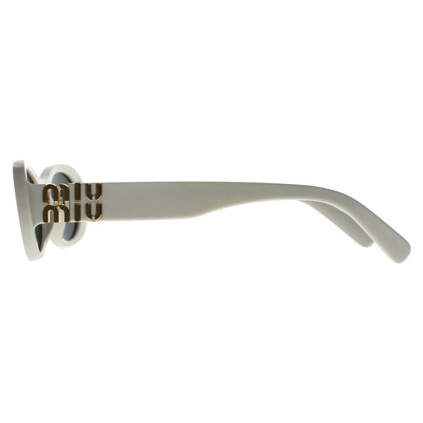 Miu Miu women's white sunglasses MU06ZS, imported from the UK