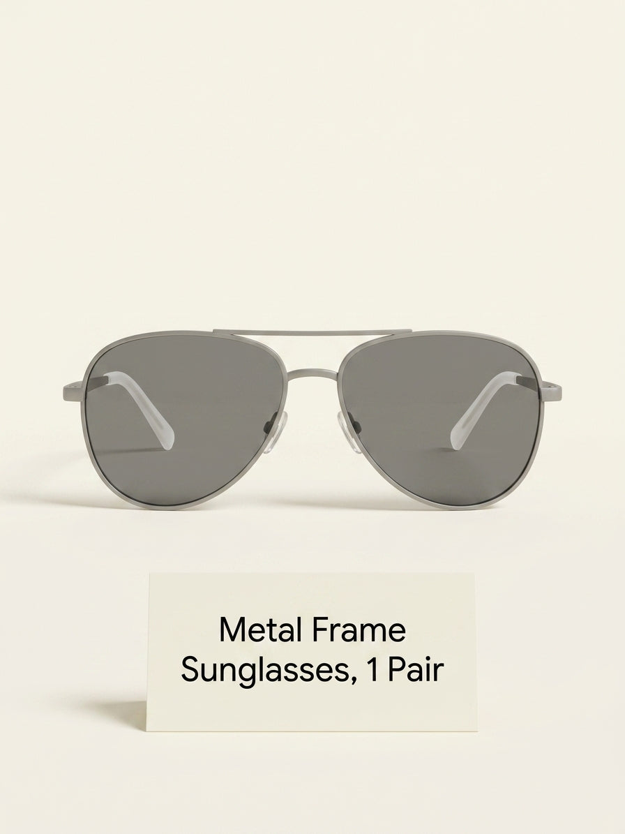 CELINE aviator-frame metal sunglasses CL40281U, UK version