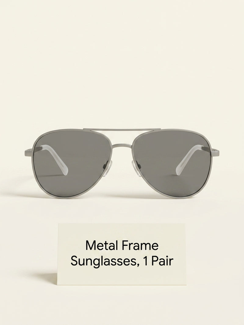 CELINE aviator-frame metal sunglasses CL40281U, UK version