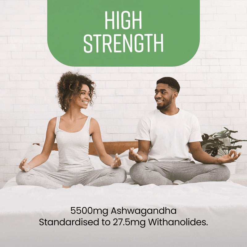 VitaBright Ashwagandha KSM-66 supplement 90 capsules - British product