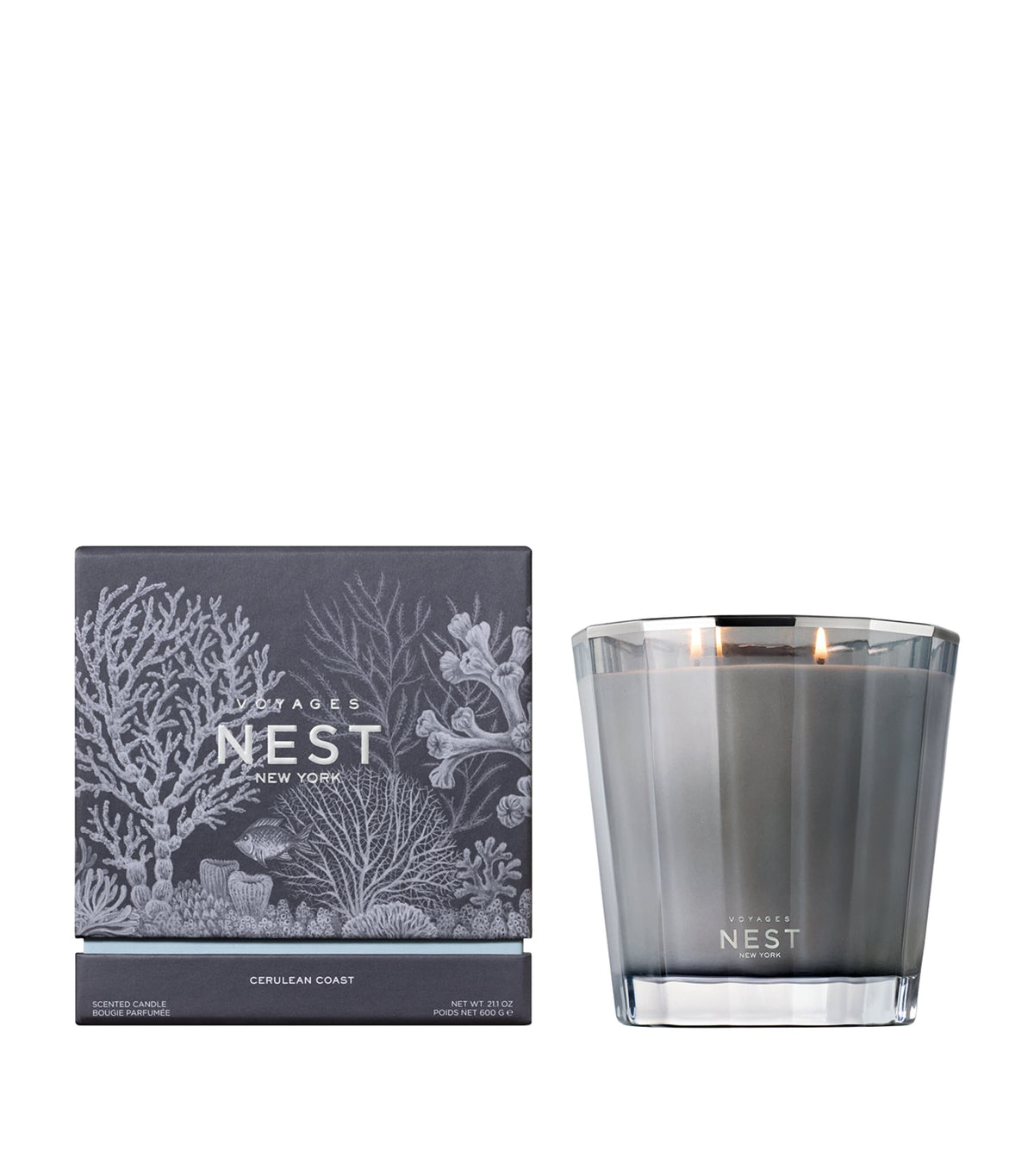 NEST New York Cerulean Coast 2-Wick Candle 600g - British product