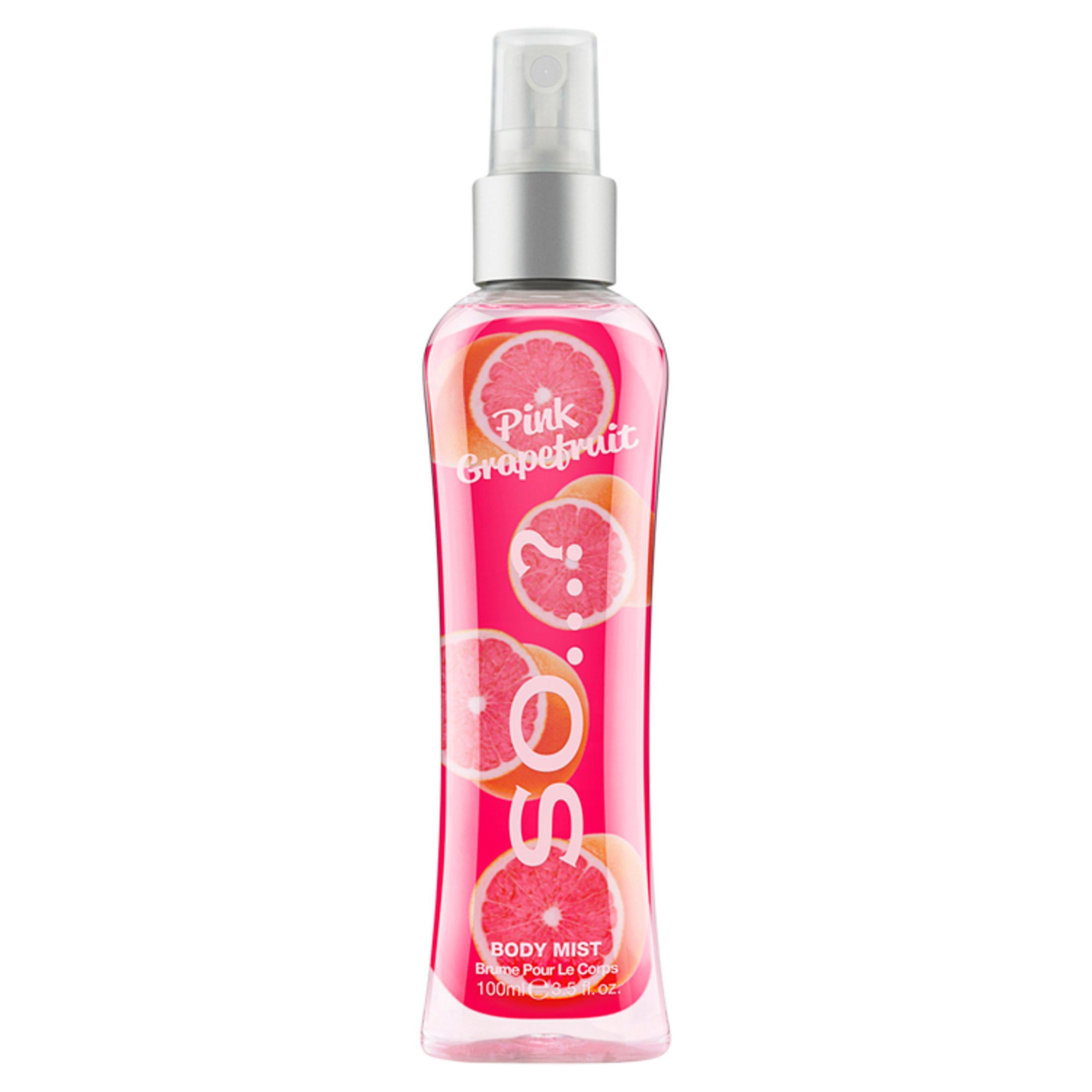 So...? Pink Grapefruit Body Mist 100ml GOODS Sainsburys   