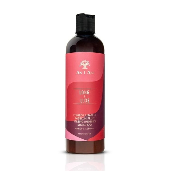 As I Am Long and Luxe shampoo 355ml, imported from the UK