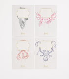 Harrods set of 8 character greeting cards with pop-up ocean creatures, UK version