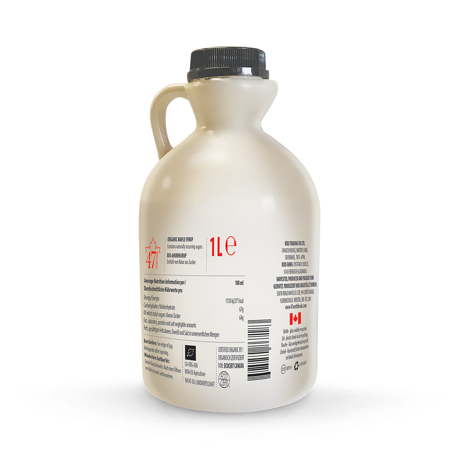 47° North maple syrup very dark 1L (British brand)