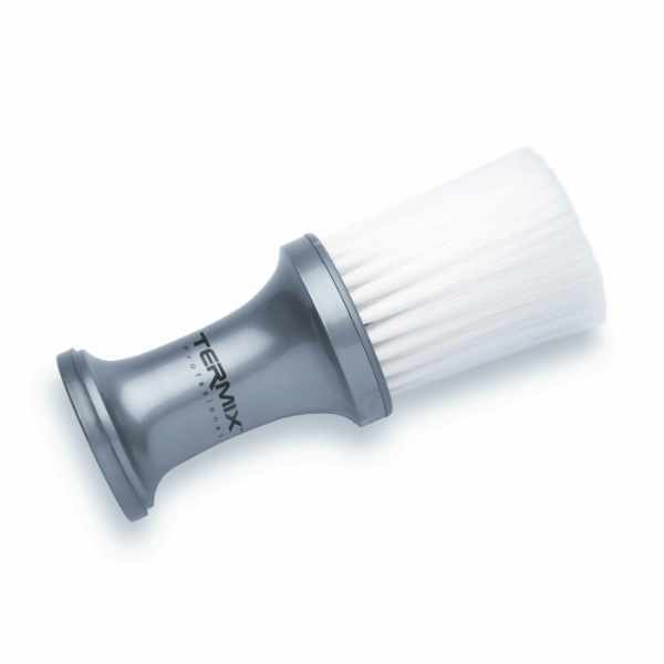 Termix silver talcum neck brush for professional hairdressers, (British brand)