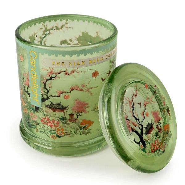 Candlelight Silk Road Chengdu Blossom candle glass jar, imported from the UK