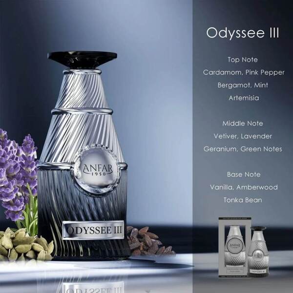 Anfar 1950 Odyssee III eau de parfum 100ml - British product