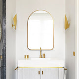 Livingandhome arched wall mirror 40cm x 60cm (British brand)
