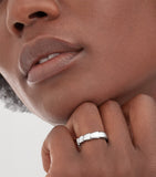Bvlgari Serpenti Viper white gold wedding band 5mm, UK version