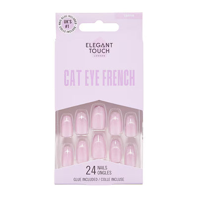 Superdrug Elegant Touch Cat Eye French Nails Mystic Gel Finish Kit- Online bei McGrocer kaufen