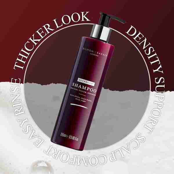Daimon Barber Advanced Plus Thicker Hair shampoo 280ml - British product