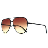 Quay High Key extra large black gradient women sunglasses, UK version
