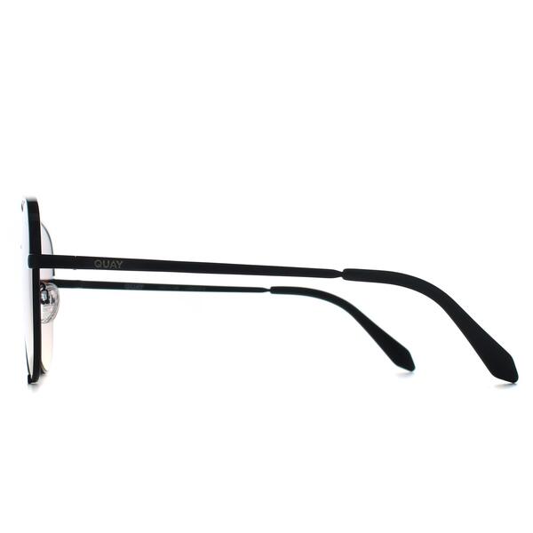 Quay High Key extra large black gradient women sunglasses, UK version