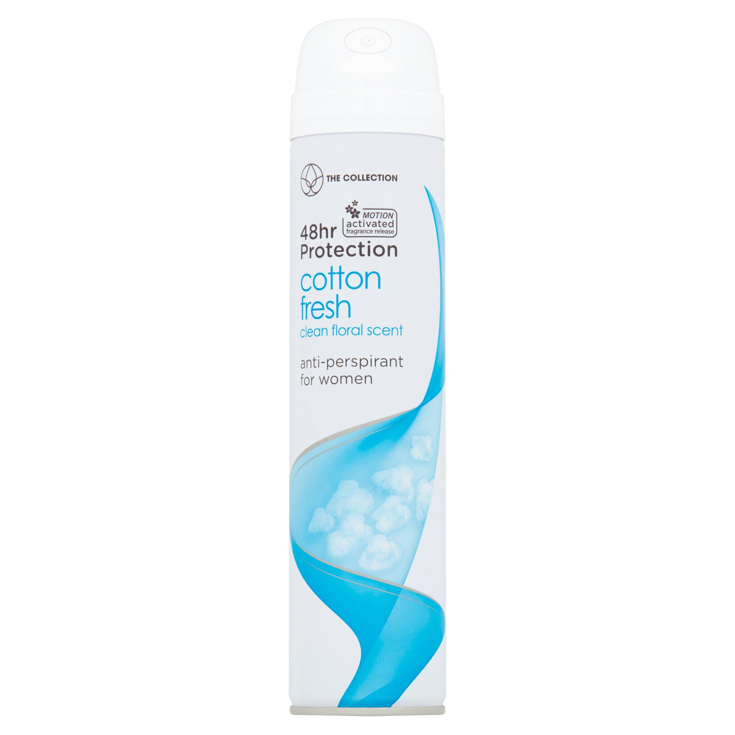 The Collection Cotton Fresh Anti-Perspirant for Women 250ml Women's Sainsburys   