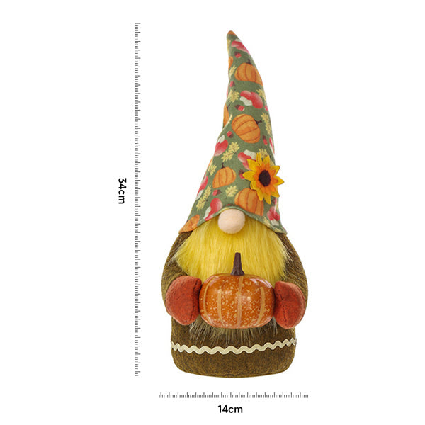 Livingandhome Halloween gnome decoration 34cm, imported from the UK