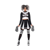 Fever Gothic Cheerleader Costume Black Small UK 8-10 (British brand)