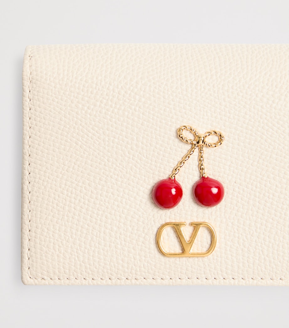 Valentino Garavani Cherryific VLogo wallet calf leather, UK version