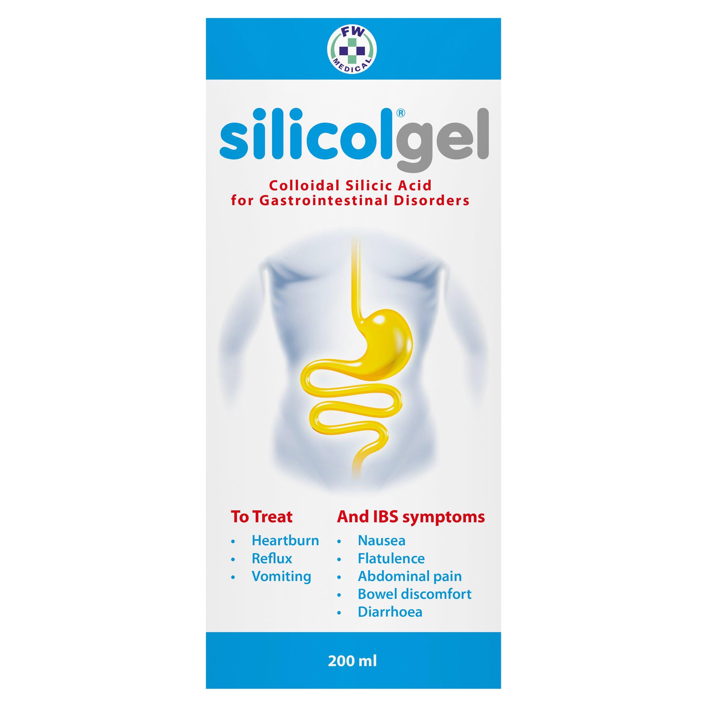 Silicolgel Colloidal Silicic Acid for Gastrointestinal Disorders 200ml GOODS Sainsburys   