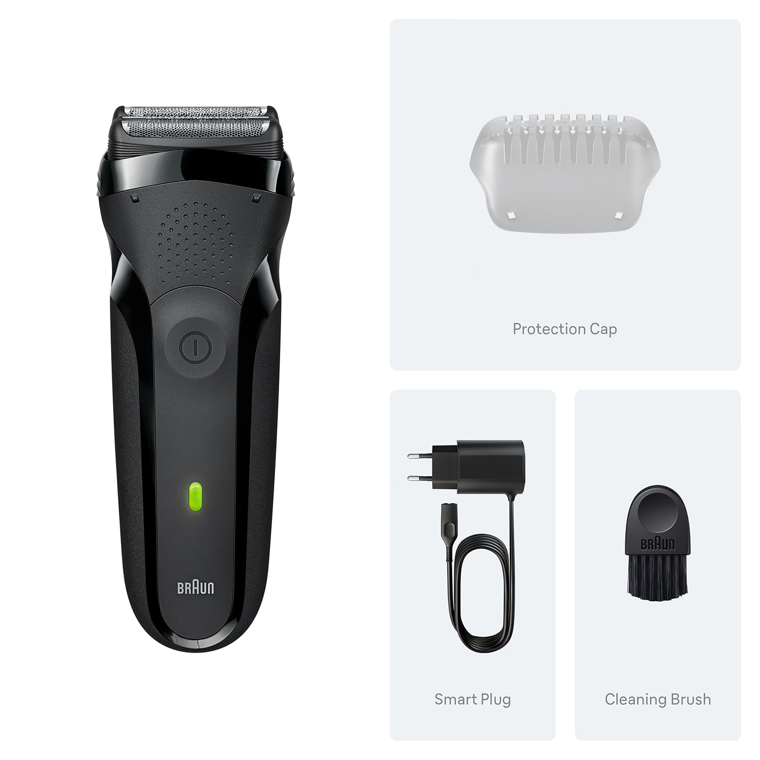Braun Series 3 300S electric shaver, imported from the UK