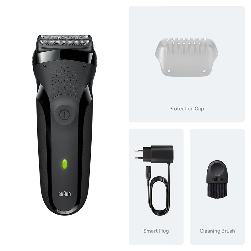 Braun Series 3 300S electric shaver, imported from the UK