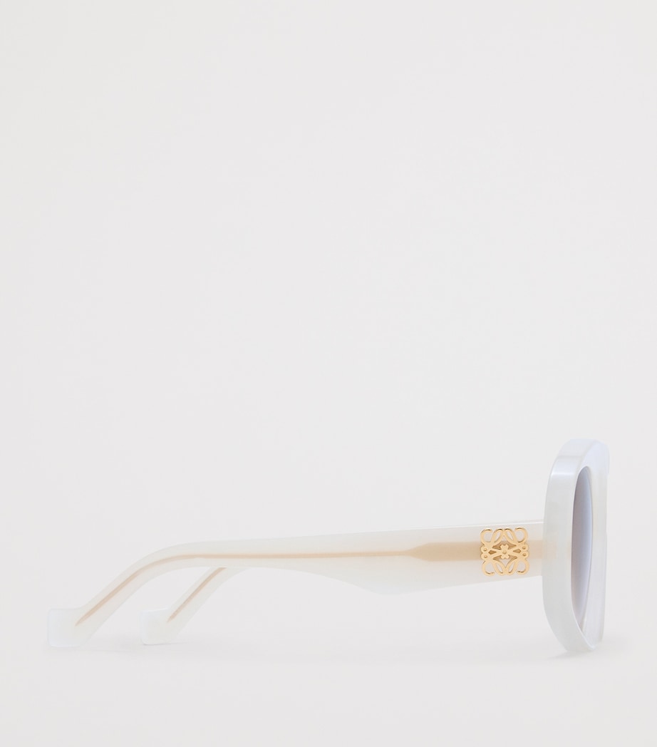 LOEWE acetate pentagon bevelled sunglasses, UK version