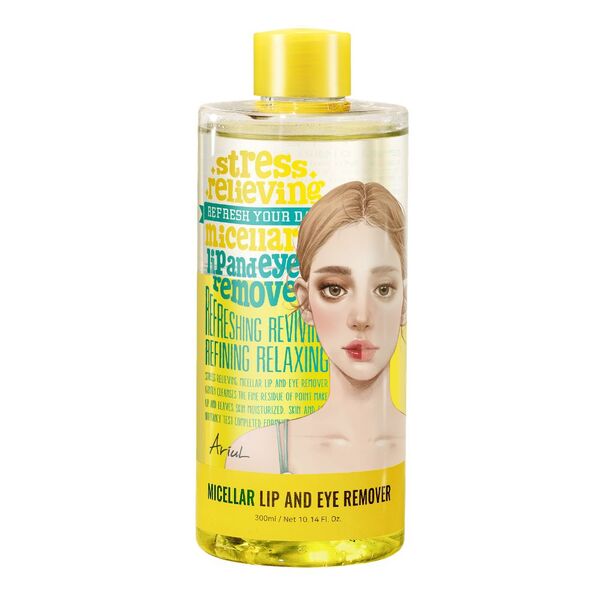 Ariul stress relieving micellar lip eye remover 300ml, UK version